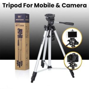 3-in-1 Professional Camera & Mobile Tripod Stand ? Adjustable & Foldable