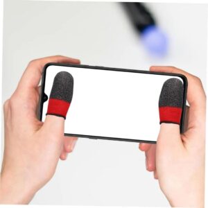Double Color Gaming Thumb Sleeves Pair ? Anti-Sweat Touch Control Finger Gloves for Mobile Gamers